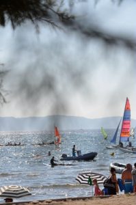 Presqu’île de Giens, L'almanarre, plage, Camping International Giens”